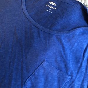 Relaxed blue tee shirt from Old Navy